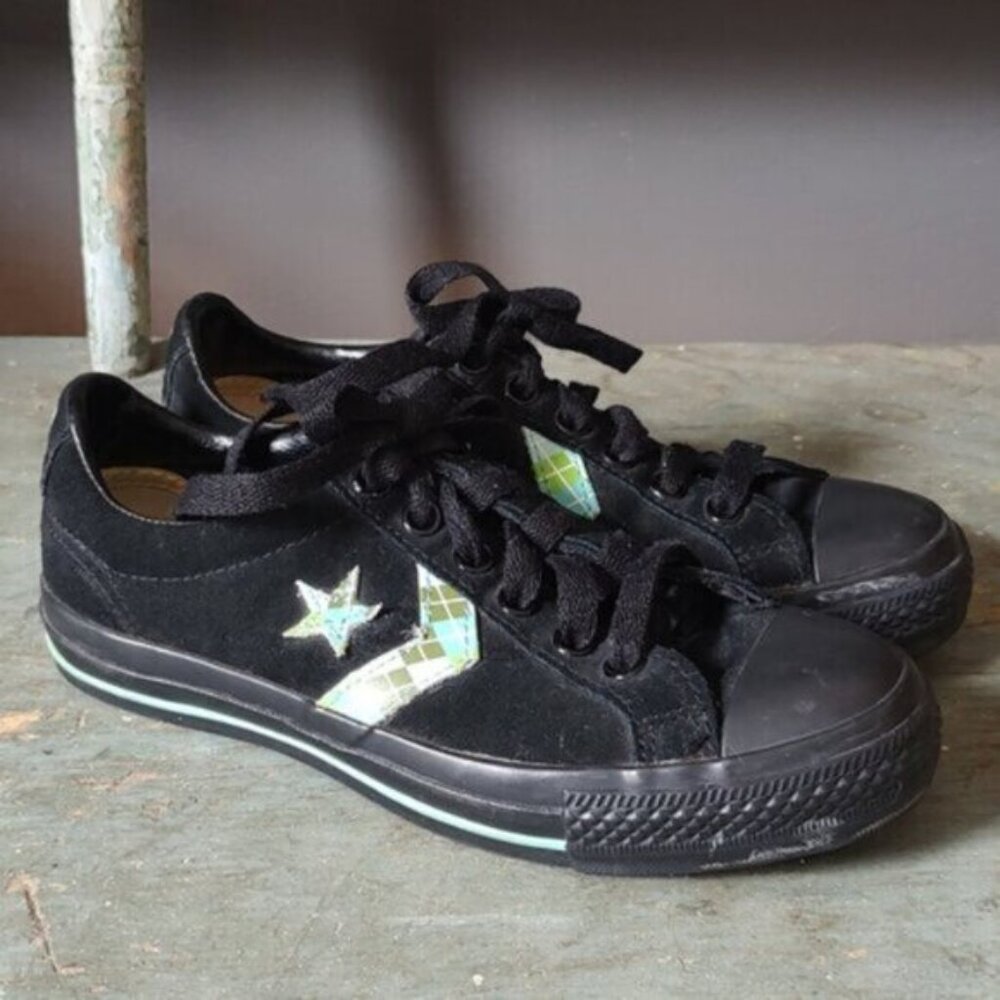 Converse Limited Edition Vintage Converse All Star Leather Low-Top Sneaker SZ 7 - Picture 3 of 11